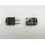 Black Type J Mini Thermoplastic Thermocouple Connectors Male And Female for sale