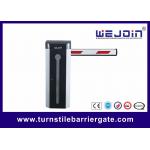 Automatic Car Park Electronic Barrier Gates With Protective Rubber And Led Traffic Light Boom for sale