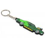 Brand Promotion Best Choice Car Truck Shape Soft PVC Rubber Key Chain with Logo Printed On the Backside for sale