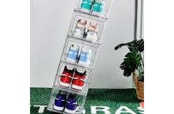 China Custom Clear Transparent Acrylic Sneaker Display Case GLOSSY supplier
