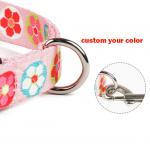 Fashionable Nylon Buckle Dog Collar S M L Breakaway Cat Collars Customized
