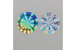 China Hot Melt Adhesive Custom Security Stickers With Digital Printing Technology supplier