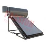 Kitchen Use Flat Plate Solar Water Heater , Pressurised Heating System High Heat Efficient for sale