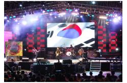 China P3.91 RGB Rental LED Display Small Pixel Modules 6MM Thickness 500x500mm Cabinet supplier