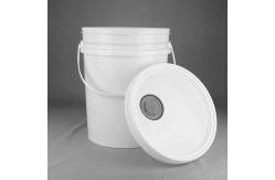 China 5 Gallon 20 Litre Automotive Lubricants Plastic Bucket With Grease Cap supplier