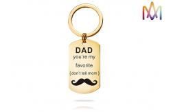 China ODM Custom Engraved Keychains supplier