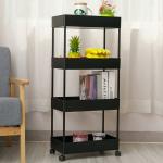3 - 6 Layers Steel Storage Racks Customized White Black