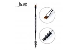 China Jessup Dual Head Eyebrow Eyelash Brushes Cosmetics Beauty Tools supplier