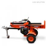 18 Ton Electric start log splitter , horizontal automatic hydraulic log splitter for sale
