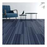 PP Level Loop Pile  25cm X 100cm Carpet Tiles Easy To Install for sale