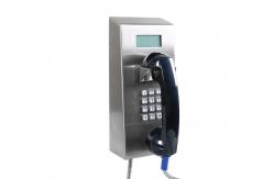 China Keypad 95dB IP65 SIP Vandal Resistant Phone LCD Display Screen supplier