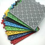 2500N Removable Indoor Sports Flooring Polypropylene Interlocking Tiles for sale