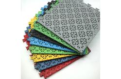China 2500N Removable Indoor Sports Flooring Polypropylene Interlocking Tiles supplier