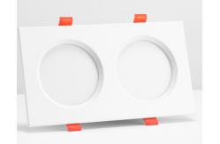 China SMD2835 Led Grille Light Double Headed Three Headed Square Downlight supplier