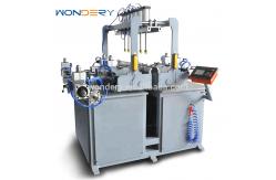 China Semi Automatic PLC Radiator Clinching Machine 1000MM Header Distance supplier