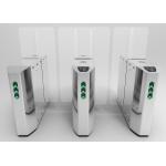 RFID Control Full Height Sliding Flap Turnstile Gate Face Recognition