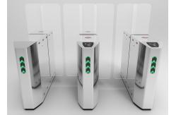China RFID Control Full Height Sliding Flap Turnstile Gate Face Recognition supplier