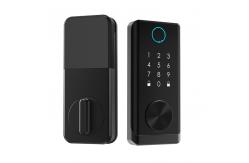 China Biometric Fingerprint Door Lock Capacitive Sensor Smart Keyless BLE APP Lock supplier