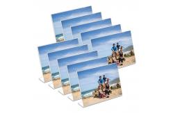 China Transparent Reusable Tabletop Photo Frames L Shape Picture Frame 297x210cm supplier