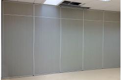 China Banquet Hall Acoustic Movable Wooden Room Partition / Sliding Sound Proof Partition Wall supplier