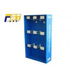 Cardboard Paper Side Wing Display , Size Customized Counter Hook Display Stand