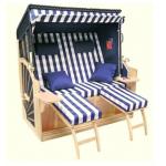 All Weather Waterproof Roofed Wicker Beach Chair & Strandkorb For Garden for sale