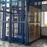8m 500kg-2000kg Hydraulic Guide Rail Lift Machine Configuration for sale