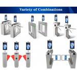 AI Sensing Face Recognition Turnstile Access Control System Aluminum Alloy