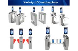 China AI Sensing Face Recognition Turnstile Access Control System Aluminum Alloy supplier