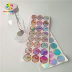 Adhesive Shrink Sleeve Printing Custom Reflection Rainbow Holographic Stickers Label