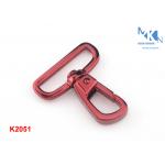 38.8mm Swivel Eye Snap Hook  , Zinc Alloy Lighting Reds Wivel Hooks For Bags for sale