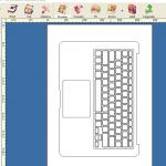 Custom Printing Laptop Skin Making Machine For PET for sale
