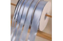 China Custom Logo Printed Satin Gift Wrap Ribbon with Polyester Decoration supplier