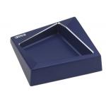 Blue Die Casting Aluminum Portable Pocket Ashtray Geometry Plating for sale