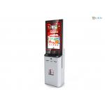 Single Screen Self Service Internet Kiosk Magnetic Stripe Bank Card Payment for sale