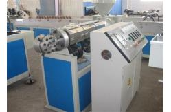 China Pvc Pipe Extrusion Process Plastic Pipe Manufacturing Machine With Double Screw supplier