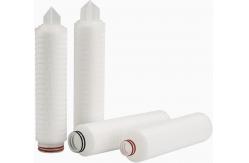 China 80C Max Operating Temperature Pleated Filtration Cartridge For Industrial Filtration supplier