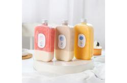 China OEM 550ml PET Beverage Plastic Juice Bottle With Aluminum Screw Cap supplier