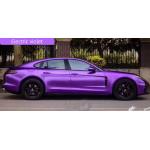 Bubble Free Electric Violet Car Wrap Film Self Healing Swipeable for sale
