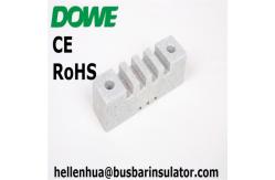 China Earthing DMC SMC Insulators Busbars Support White Bus Bar Clamp 130mm supplier