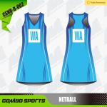 Sublimation Print Custom Netball Uniforms for sale