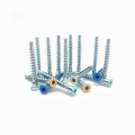 Straight Repair Furniture Screws Countersunk Head Hexagonal Roller Thread for sale
