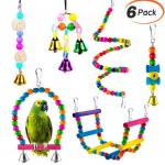5 Packs Swing Chewing Hanging Vocalize Bird Perches Toys for sale