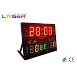 CE Popular Portable Electronic Scoreboard With Supports , Portable Soccer Scoreboard for sale