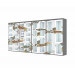 Installed Smart Vending Locker Machine LED Lights For Fruit Eggs Credit Card Option for sale