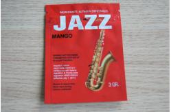 China 3g Red JAZZ Potpourri Herbal Incense Packaging with Zipper / Tear Notch supplier