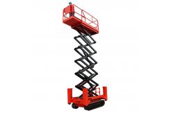 China Hydraulic Mobile Lift Platforms 8m 450kg Track Scissor Lift Platform supplier