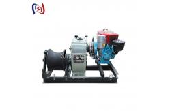 China Powered Winch Belt Drive Heavy-Duty 8T Capacity For Industrial Construction Use​ supplier