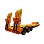 Customizable Steel Three- And Four-Axis CIMC Lowbed Semi-Trailer Truck Trailers for sale