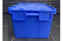 China Recycable Logistics Stack Plastic Attached Lid Containers supplier